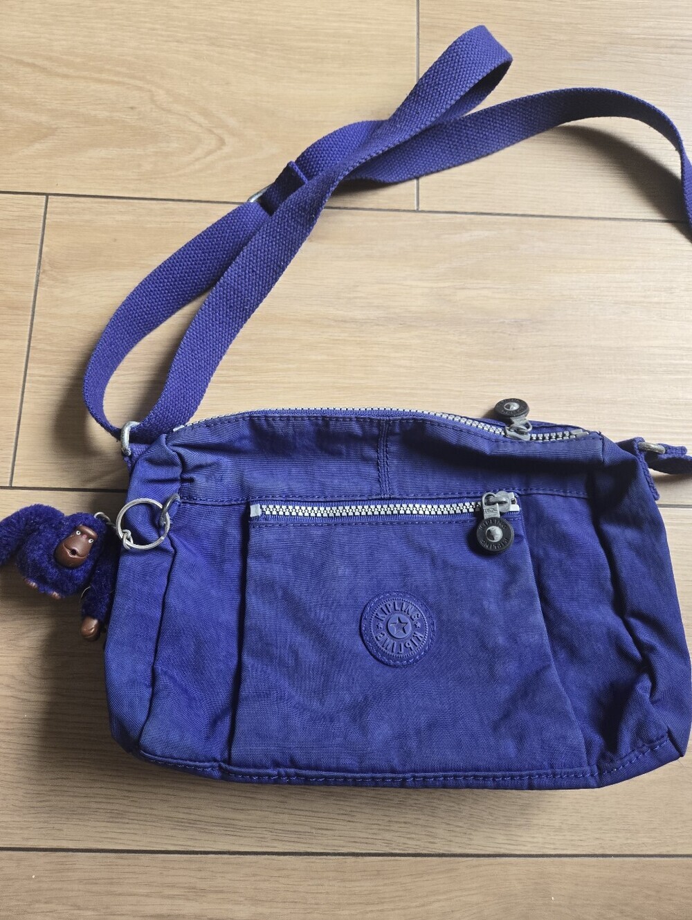 Kipling Wes Crossbody Bag in Ink Blue